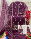 Shahzeb Vol 4 A to D By Alzohaib Organza Embroidery Pakistani Suits Wholesale Online
